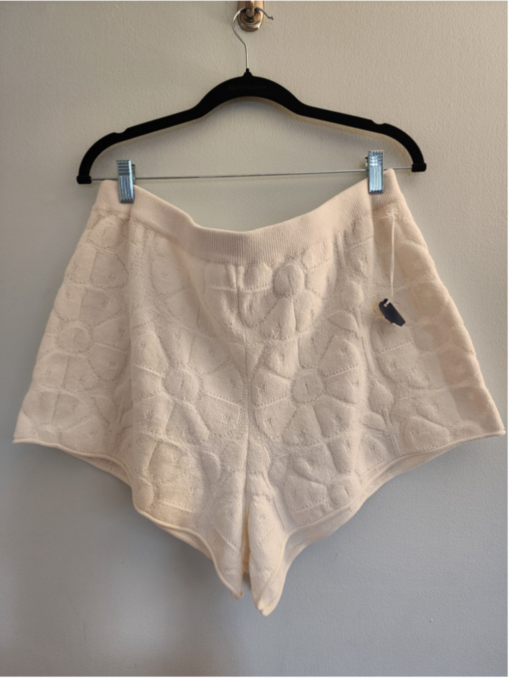 Roller Rabbit x Target Daisy Floral Embossed Terry Shorts Cream XL NWT